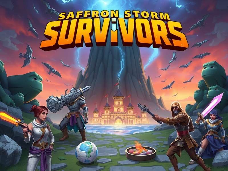 Saffron Storm Survivors Game Cover